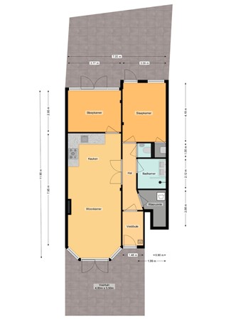 Floorplan - Nassaukade 3, 2281 XA Rijswijk